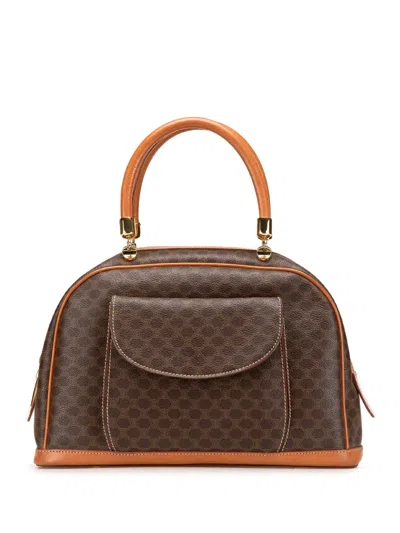 Pre-owned Celine 1999 Macadam Coated Canvas Handbag