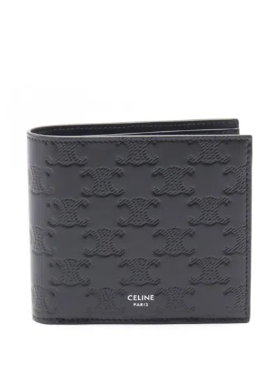 Pre-owned Celine 20's Triomphe Bi-fold Wallet