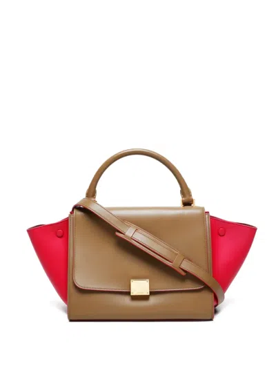 Pre-owned Celine 2000-2015  Trapeze 2way Bag In Brown