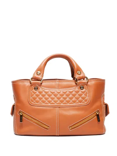Pre-owned Celine 2000-2020 Leather Handbag In Brown