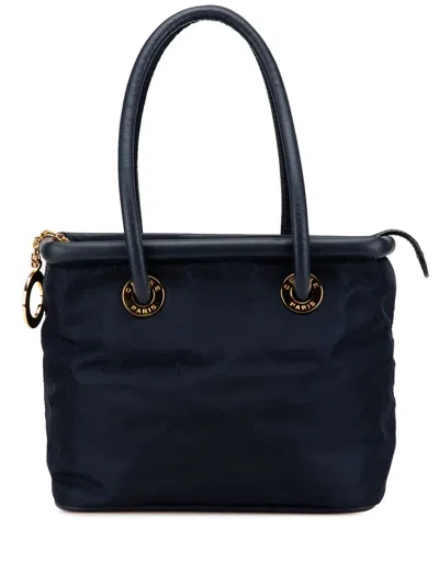 Pre-owned Celine 2000-2024 Nylon Handbag In Blue