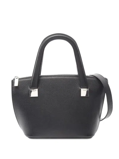 Pre-owned Celine 2000-2025 Grained Calfskin Satchel In Black