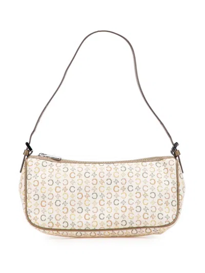 Pre-owned Celine 2000 C Macadam Canvas Shoulder Bag