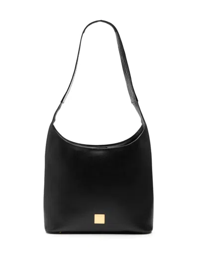 Pre-owned Celine 2000 Leather Shoulder Bag In Black