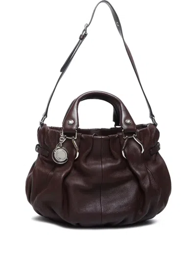 Pre-owned Celine 2000's Small Pillow Shoulder Bag In Brown