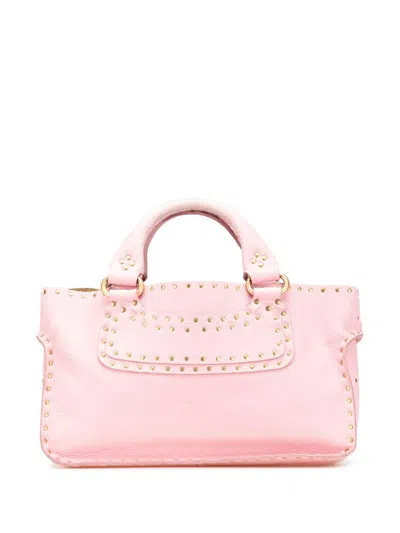 Pre-owned Celine 2000 Studded Leather Boogie Handbag