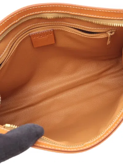Pre-owned Celine 2000-2026 Macadam Clutch Bag In Brown