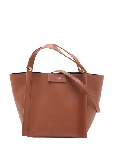 Pre-owned Celine 2000-2026 Small Big Bag Satchel In Brown