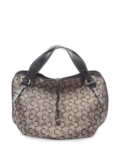 Pre-owned Celine 2000s Bittersweet C Salkey Tote Bag In Brown