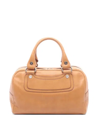 Pre-owned Celine 2000s Boogie Leather Tote Bag In Brown