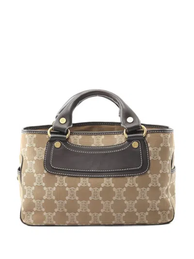 Pre-owned Celine 2000s Boogie Tote Bag In Neutral