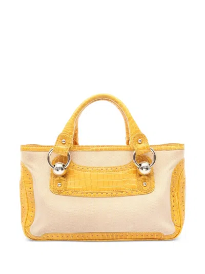 Pre-owned Celine 2000s Boogie Tote Bag In Neutrals