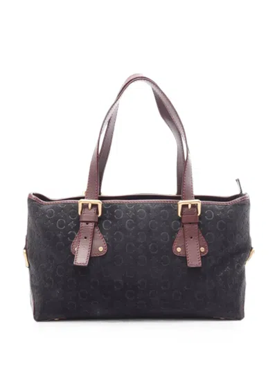 Pre-owned Celine 2000s C Macadam Tote Bag In Black
