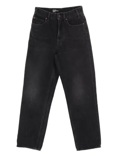 Pre-owned Celine 2000s Cotton Straight Jeans In Grey