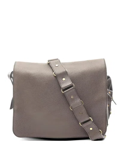 Pre-owned Celine 2000s Leather Shoulder Bag In Brown