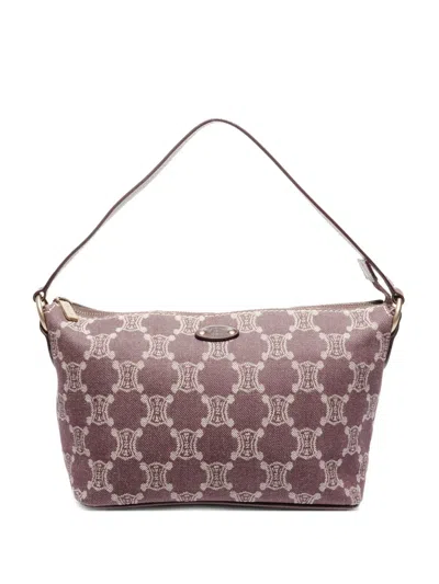 Pre-owned Celine 2000s Macadam Canvas Shoulder Bag
