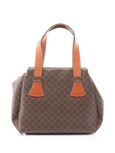 Pre-owned Celine 2000s Macadam Handbag In Brown