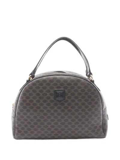 Pre-owned Celine 2000s Macadam Tote Bag In Black