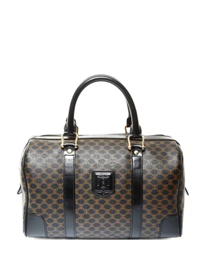 Pre-owned Celine 2000s Macadam Tote Bag In Brown