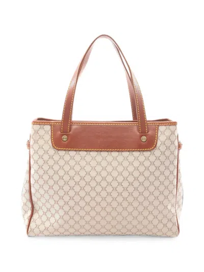 Pre-owned Celine 2000s Macadam Tote Bag In Neutrals