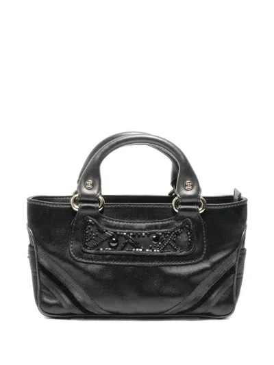 Pre-owned Celine 2000s Mini Boogie Handbag In Black
