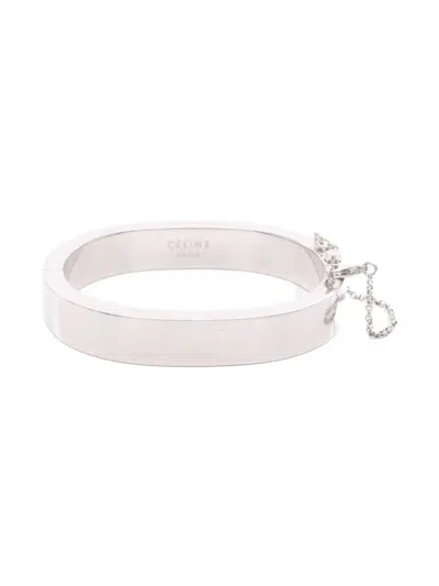 Pre-owned Celine 2000s Phoebe Bracelet In Silver