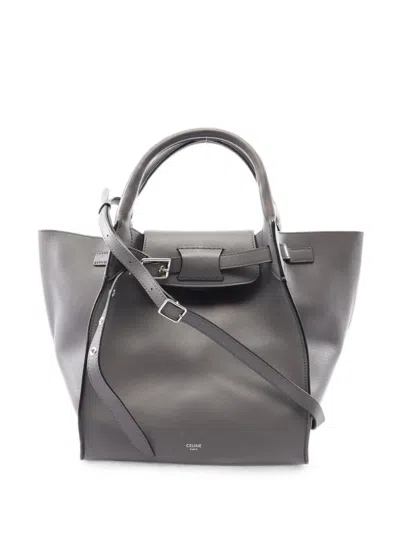 Pre-owned Celine 2000s Small Big Bag Two-way Handbag In Gray