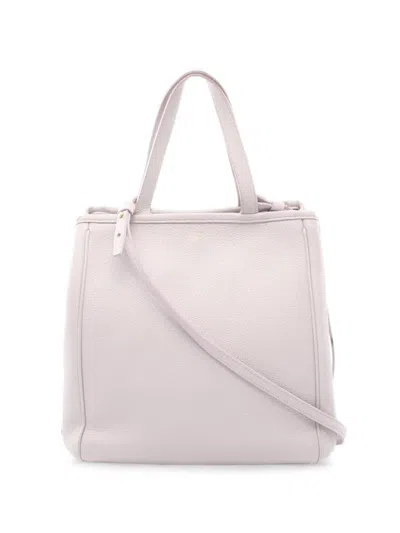 Pre-owned Celine 2000s Small Fold Cabas Tote Bag In Purple