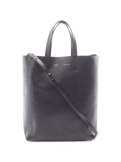 Pre-owned Celine 2000s Small Vertical Hippopotamus Tote Bag In Black