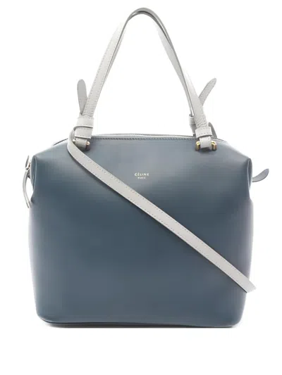 Pre-owned Celine 2000s Soft Cube Tote Bag In Blue
