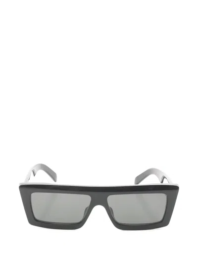 Pre-owned Celine 2000s Square Sunglasses In Black