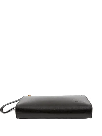 Pre-owned Celine 2000s Triomphe Leather Clutch Bag