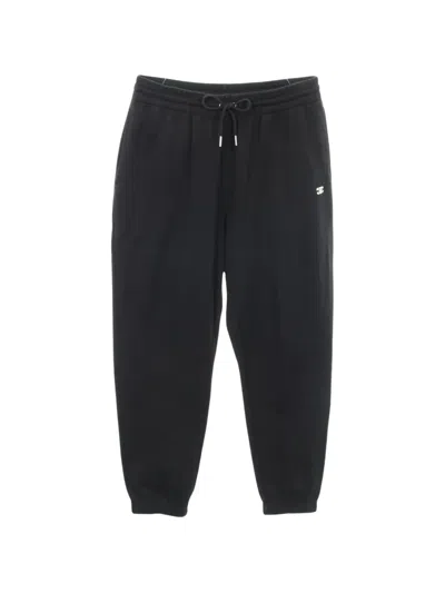 Pre-owned Celine 2000s Triomphe Logo-detail Track Pants In Black