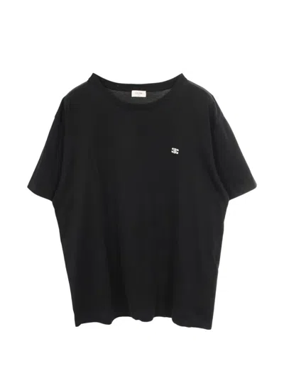Pre-owned Celine 2000s Triomphe-detail T-shirt In Black
