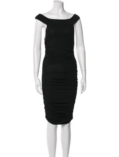 Pre-owned Celine 2003 Knee-length Dress In Black