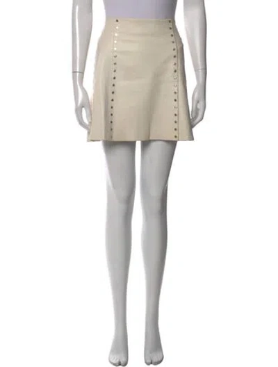Pre-owned Celine 2003 Mini Skirt In Neutral
