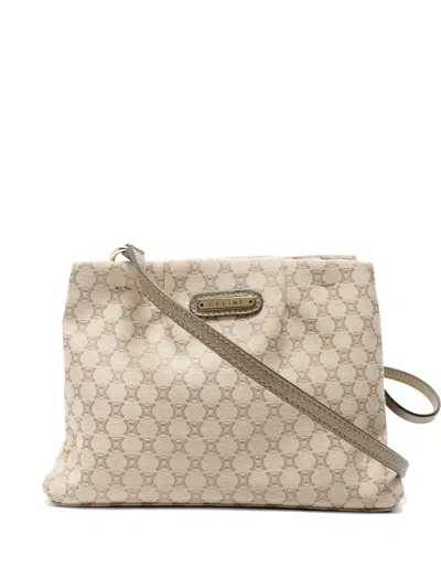 Pre-owned Celine 2003-2006 Macadam Kiss-lock Handbag In Neutral