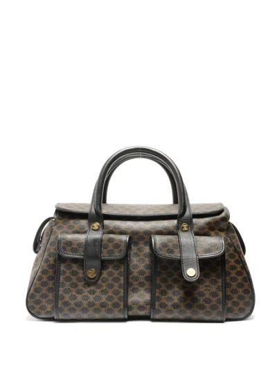 Pre-owned Celine 2005-2010 Macadam Handbag In Black