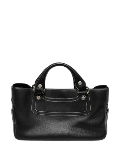 Pre-owned Celine 2006 Boogie Leather Tote Bag In Black