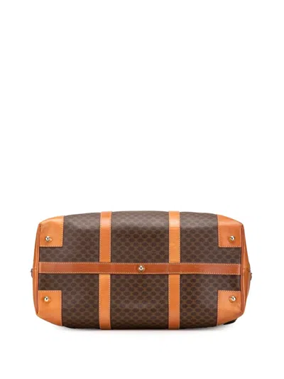 Pre-owned Celine 2006 Macadam Coated Canvas Travel Bag