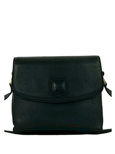 Pre-owned Celine 2007 Leather Crossbody Bag In Black