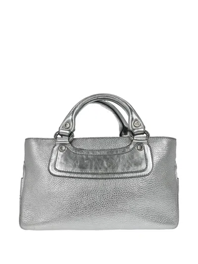 Pre-owned Celine 2008 Boogie Tote Bag In Silver