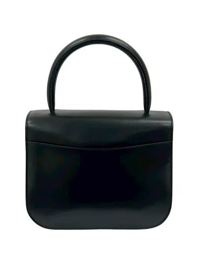 Pre-owned Celine 2009 Leather Rotating Planet Top Handle Bag Handbag In Black