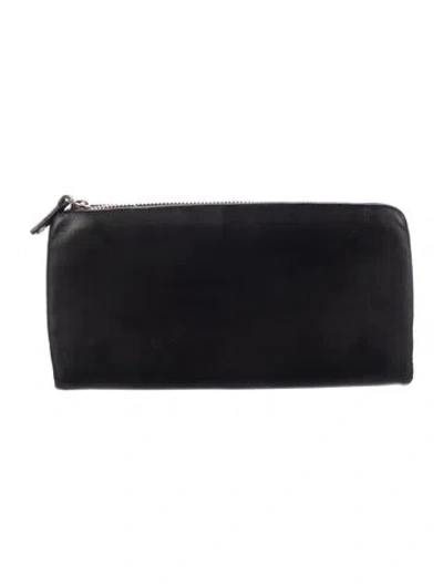 Pre-owned Celine 2009 Leather Wallet In Black