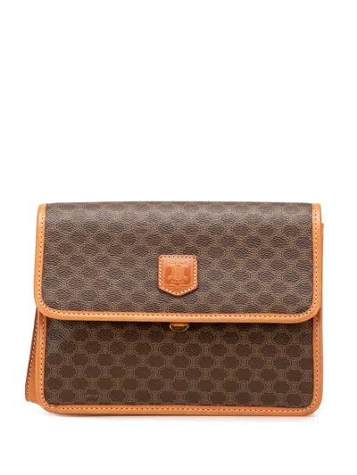 Pre-owned Celine 2009 Macadam Coated Canvas Clutch Bag