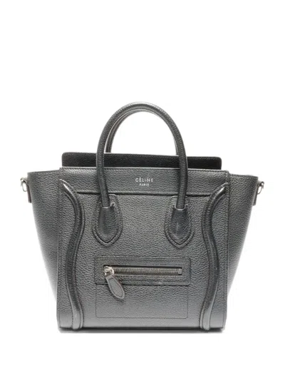 Pre-owned Celine 2010-2025 Leather Tote Bag In Black