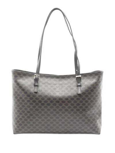 Pre-owned Celine 2010-2025 Macadam Tote Bag In Black