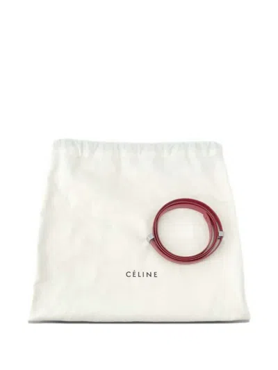 Pre-owned Celine 2010-2025 Medium Calfskin Classic Box Crossbody Bag In Red