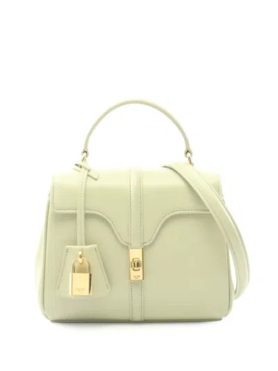Pre-owned Celine 2010-2026 Mini 16 Satchel In Green