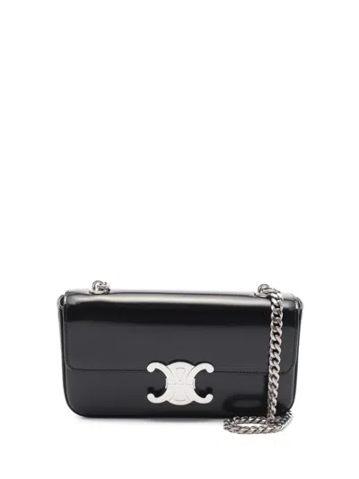 Pre-owned Celine 2010 Claude Shoulder Bag In Black